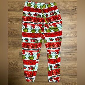 Women’s Pajama Bottoms - Christmas Dr. Seuss Grinch Print